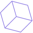 Флотиращ лилав куб