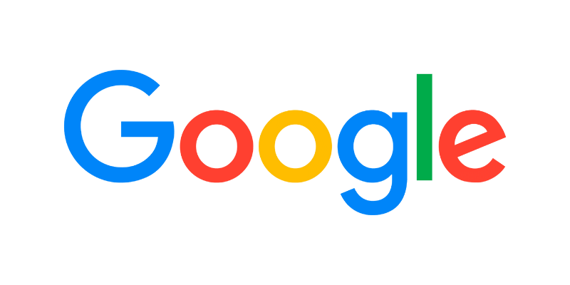 Вид лого - логотип. Пример на Google