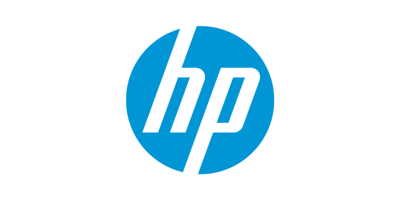 Вид лого монограм. Пример на HP