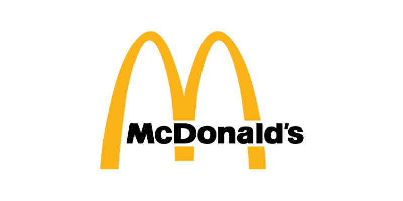 Вид лого от смесен тип. Пример на McDonalds - MAX Digital