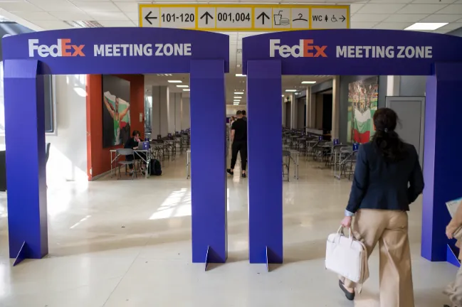 Вход към FedEx Networking Zone на Balkan eCommerce Summit 2025